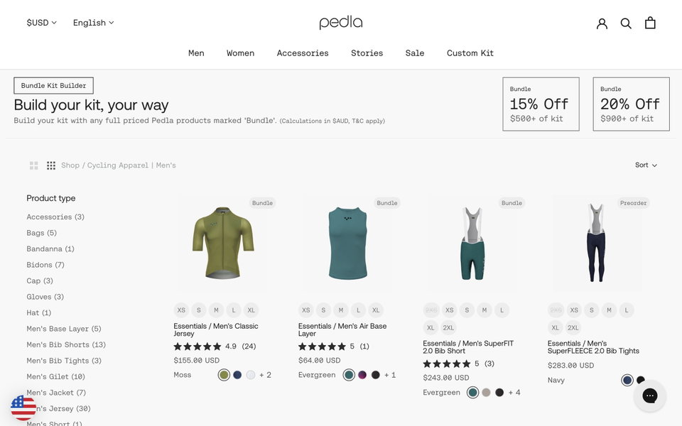 The Pedla website