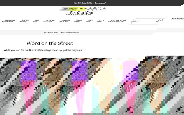 The RealReal on Shomp