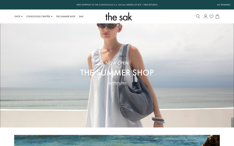 The Sak website