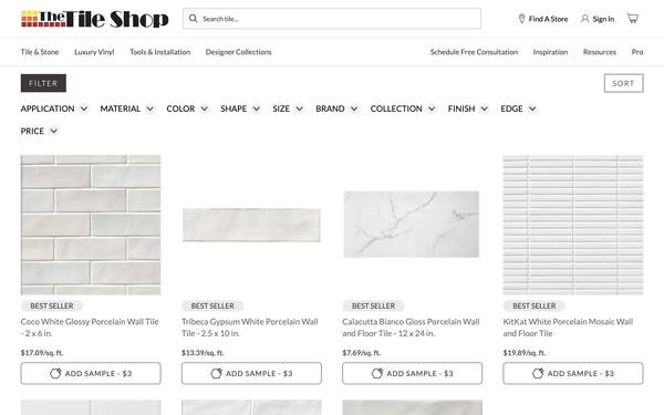 The Tile Shop screenshot