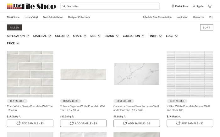 The Tile Shop screenshot