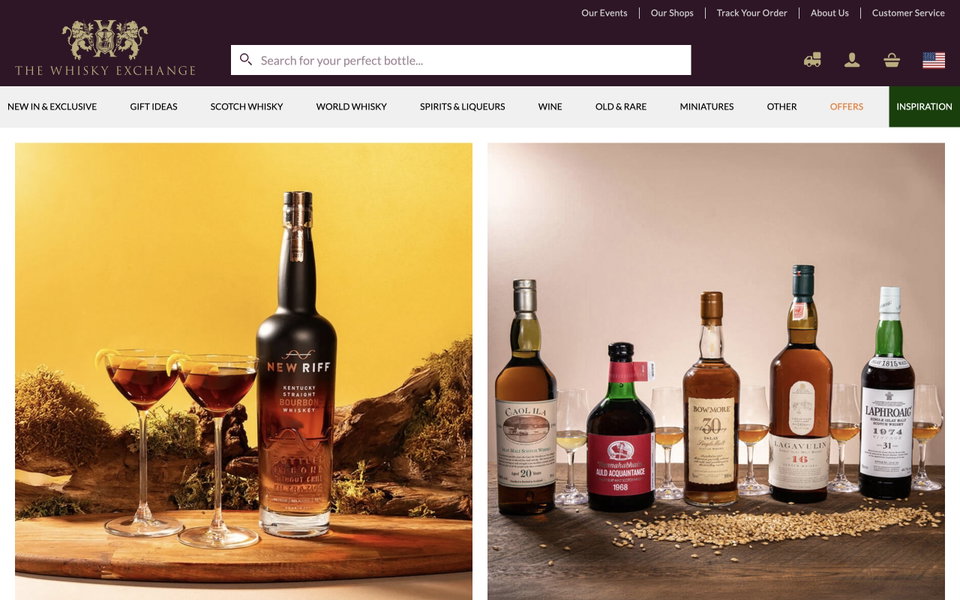 The Whisky Exchange website