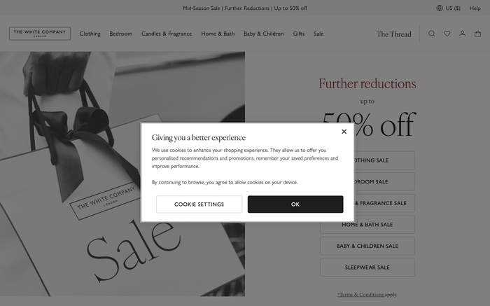 The White Company screenshot