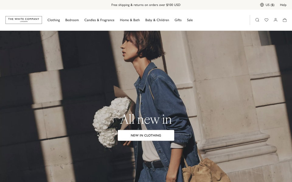 The White Company website