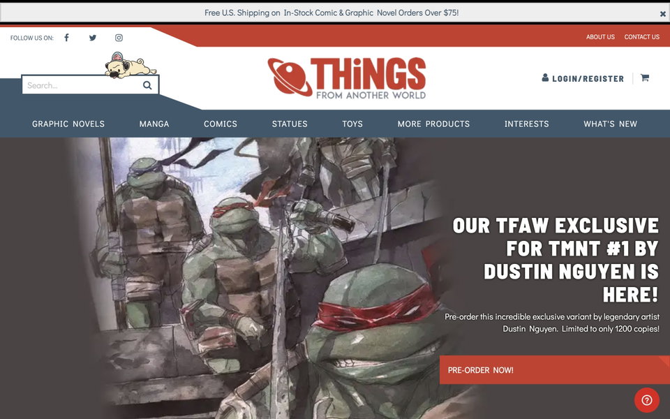 Things From Another World website