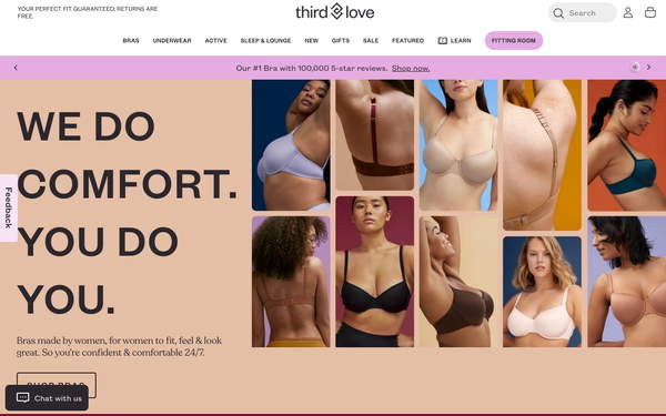 ThirdLove screenshot