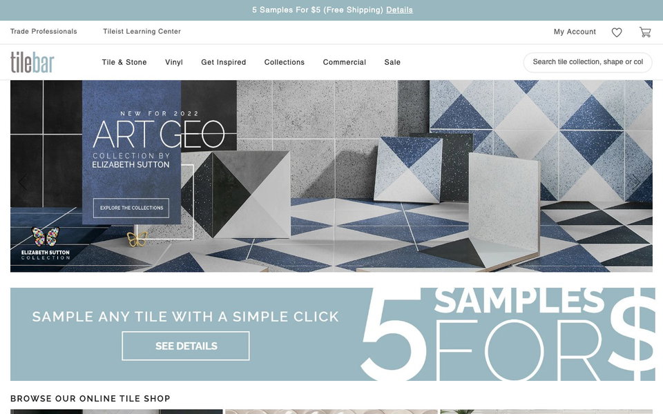 TileBar website