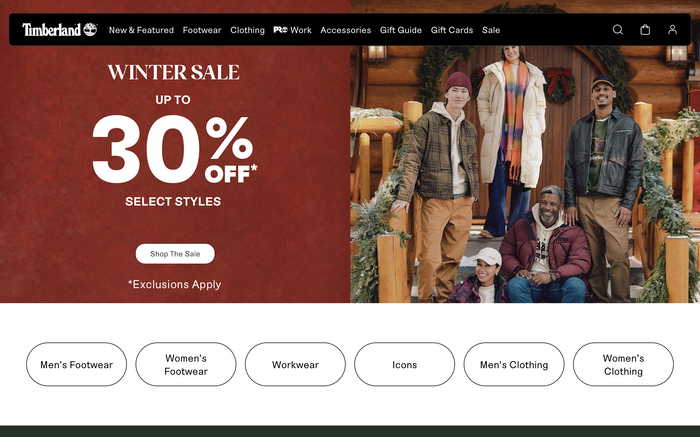 Timberland screenshot