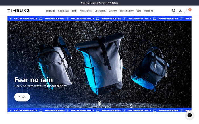 Timbuk2 screenshot
