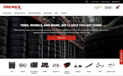 Tire Rack on Shomp