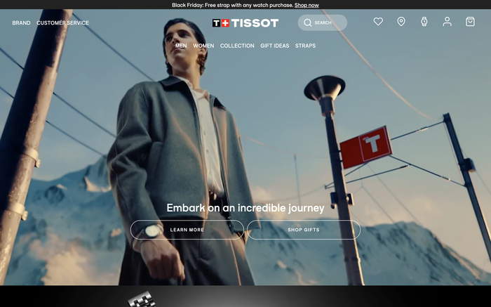 Tissot Watches screenshot