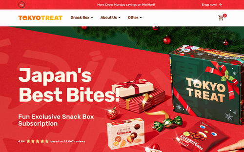 TokyoTreat website screenshot