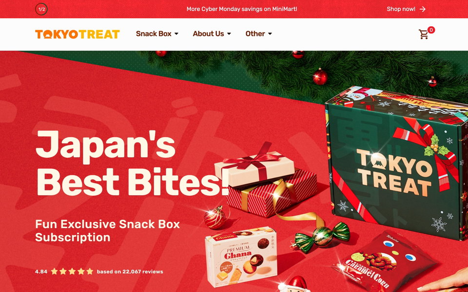 TokyoTreat website