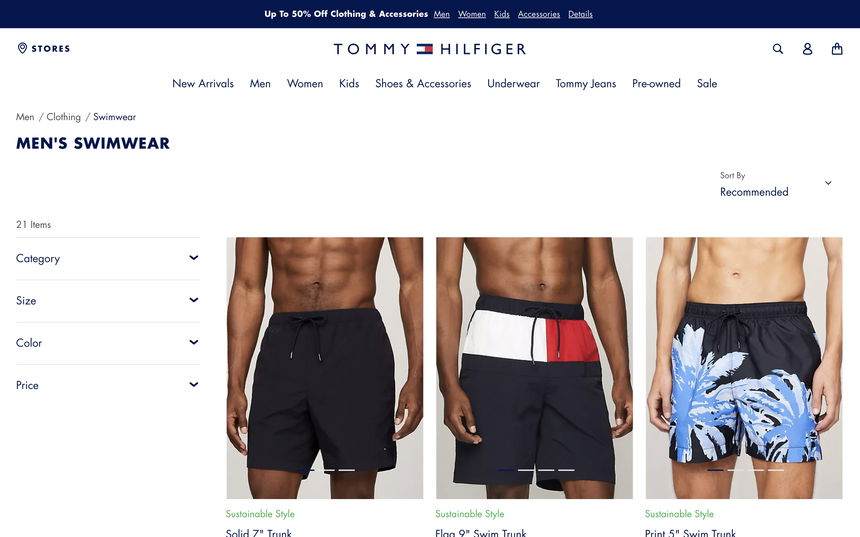 Tommy Hilfiger on Shomp