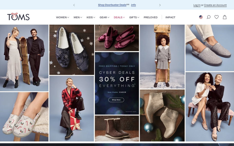 TOMS website