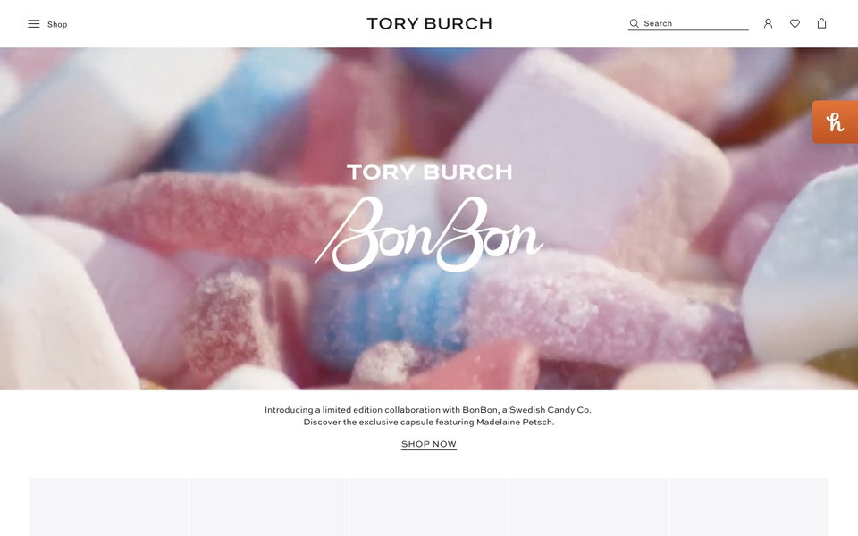 Tory Burch website