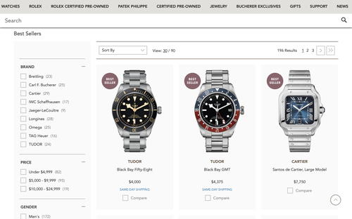 Tourneau website screenshot