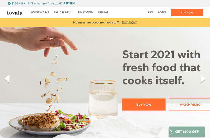 Tovala screenshot