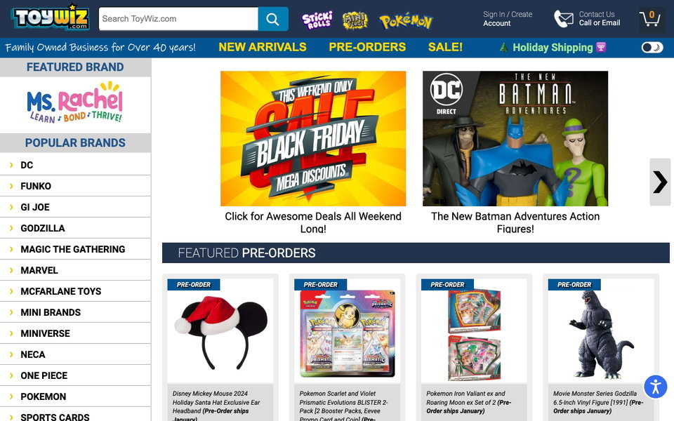 ToyWiz.com website