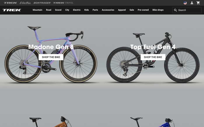 Trek Bikes screenshot