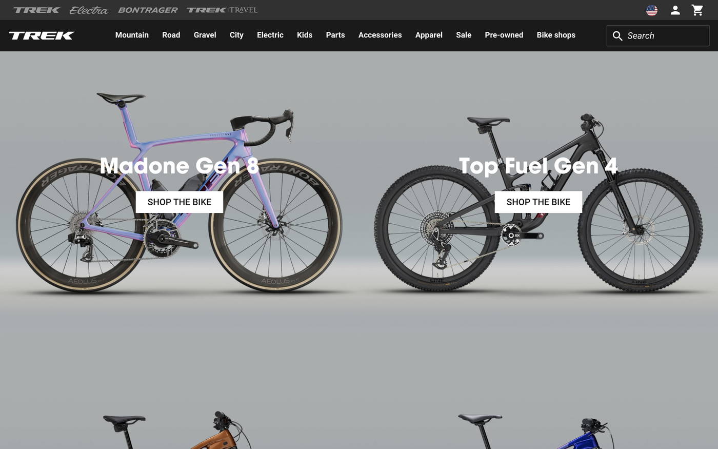Trek Bikes screenshot