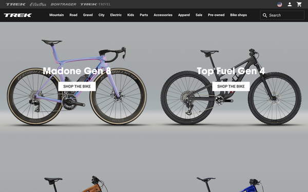 Trek Bikes screenshot