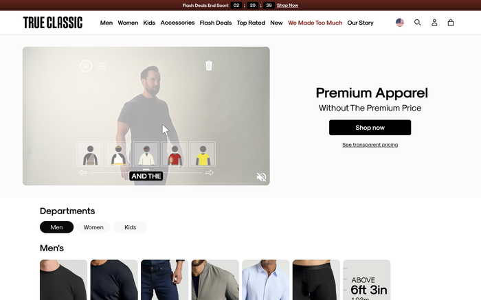 True Classic screenshot