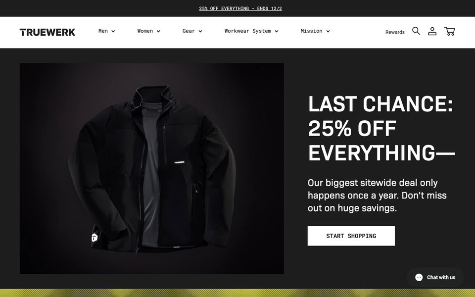 Truewerk website