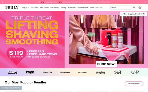 Truly website screenshot
