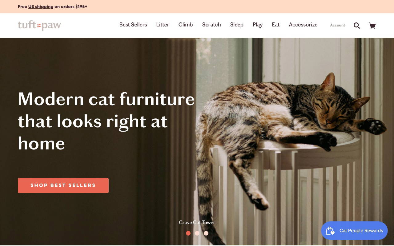 Tuft + Paw screenshot