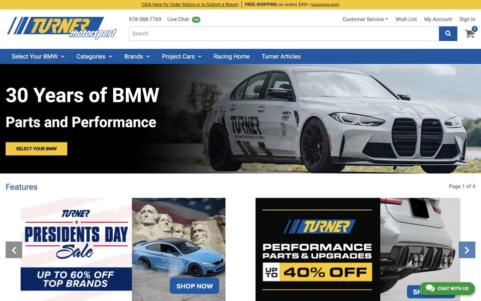 Turner Motorsport website