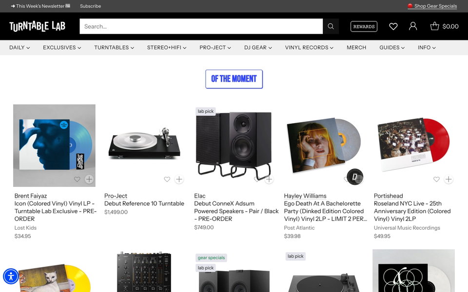 Turntable Lab website