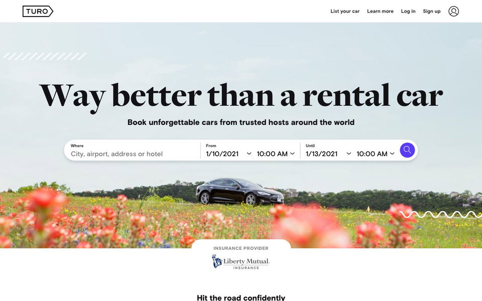 Turo website