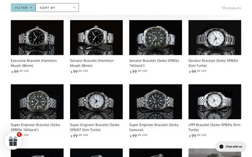 Uncle Straps website screenshot