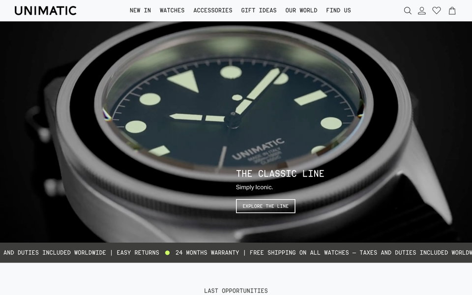 Unimatic website