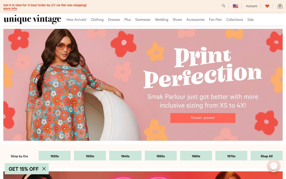 Unique Vintage website