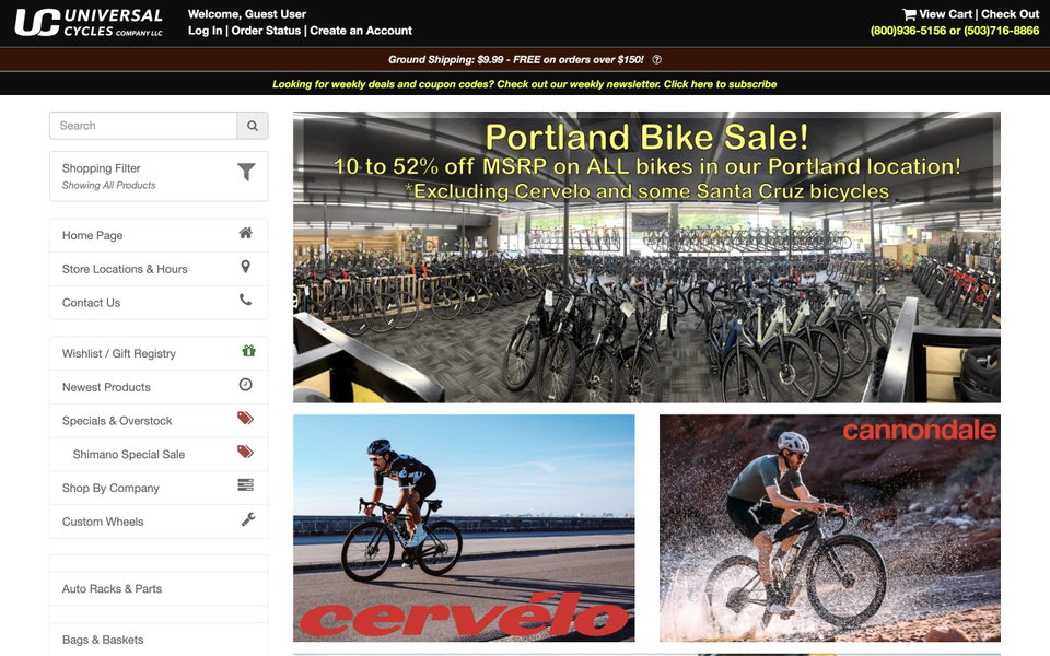 Universal Cycles website