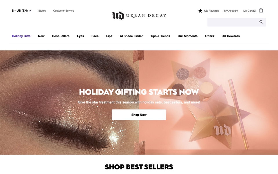 Urban Decay website