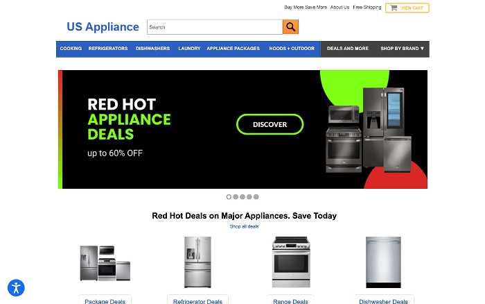 USA Appliance screenshot