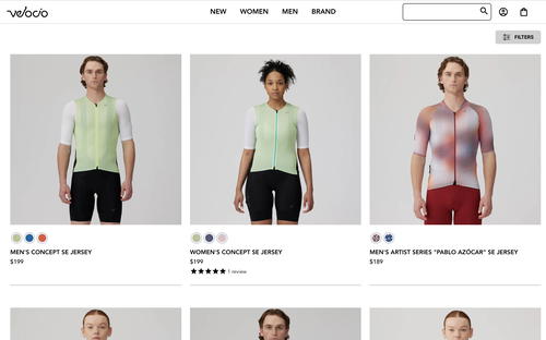 Velocio website screenshot