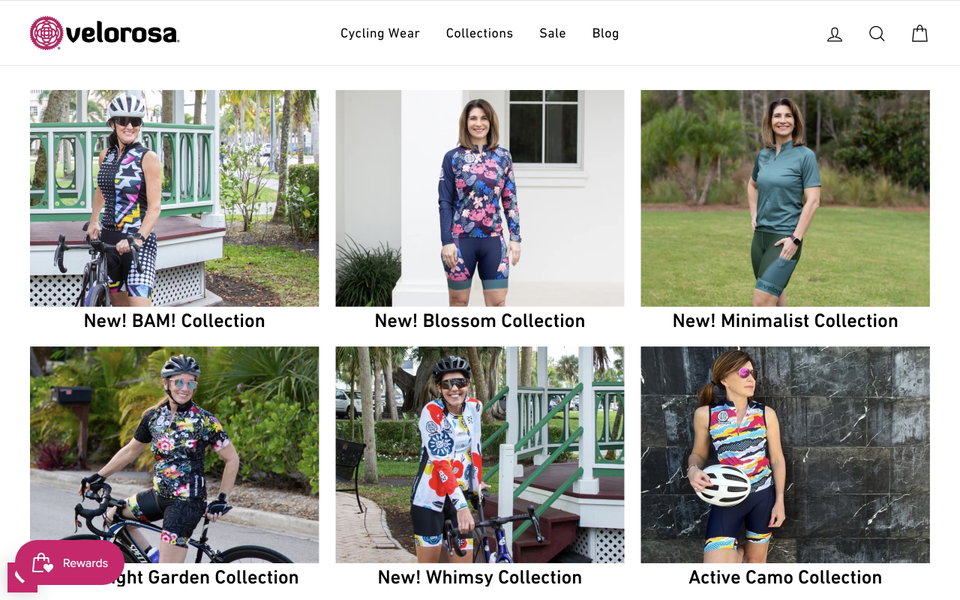 Velorosa Cycling website