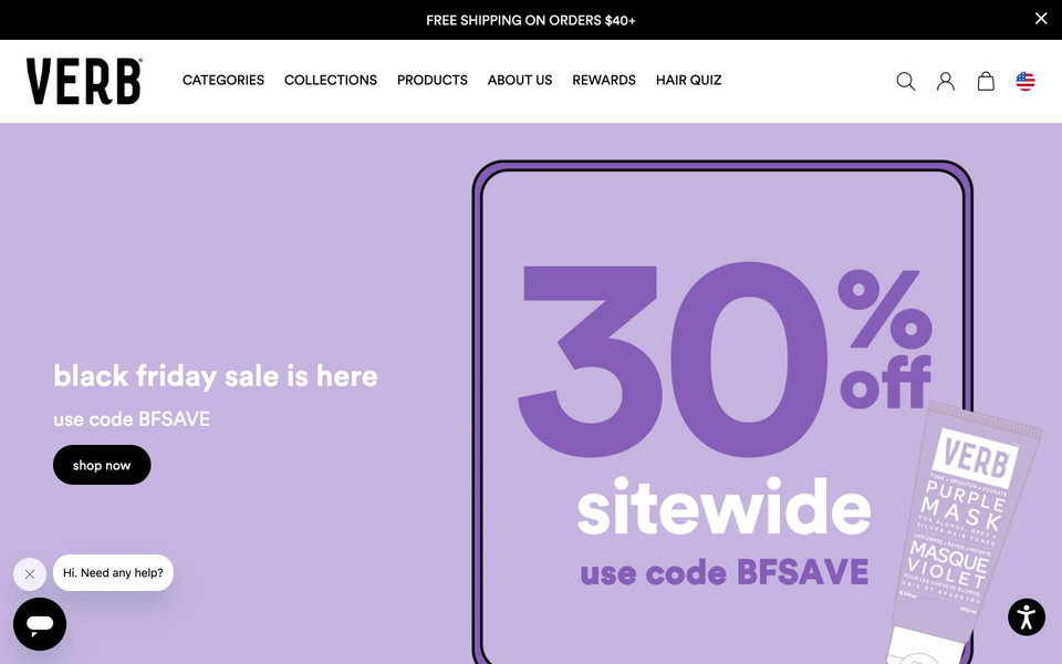 Verb Products website