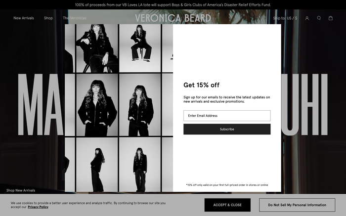 Veronica Beard screenshot