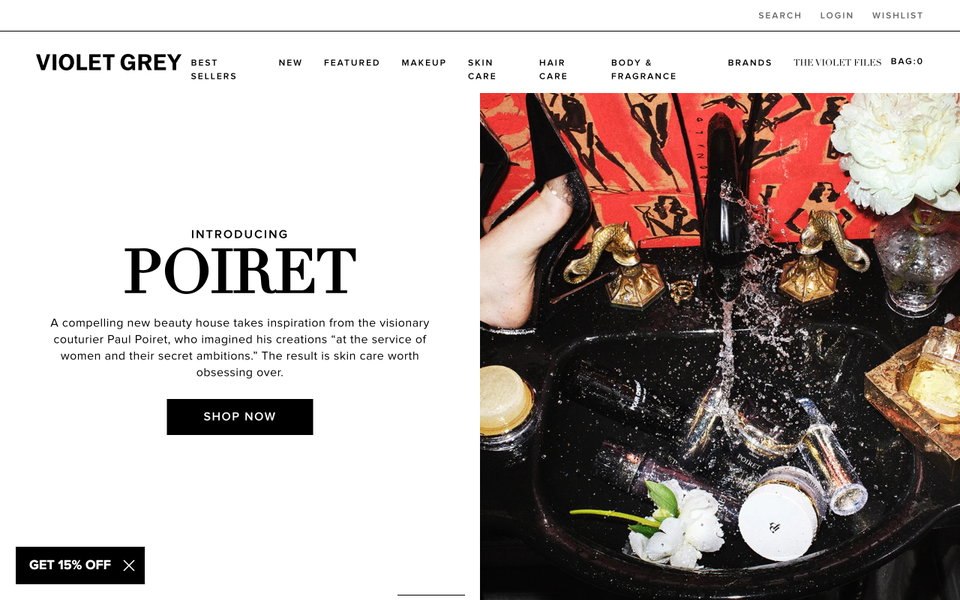 Violet Grey website