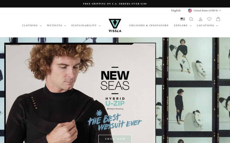 Vissla website