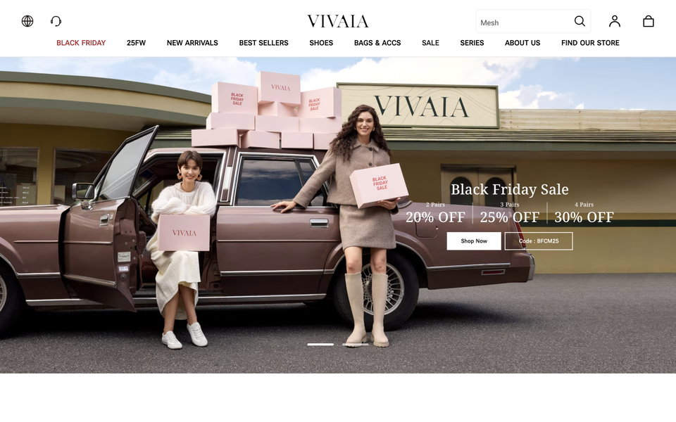 Vivaia website