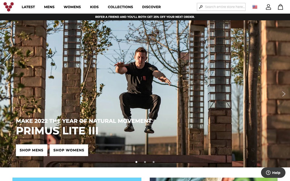 Vivobarefoot website