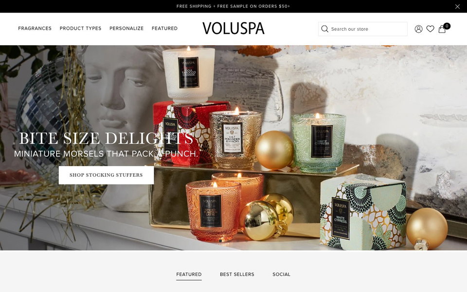 Voluspa website