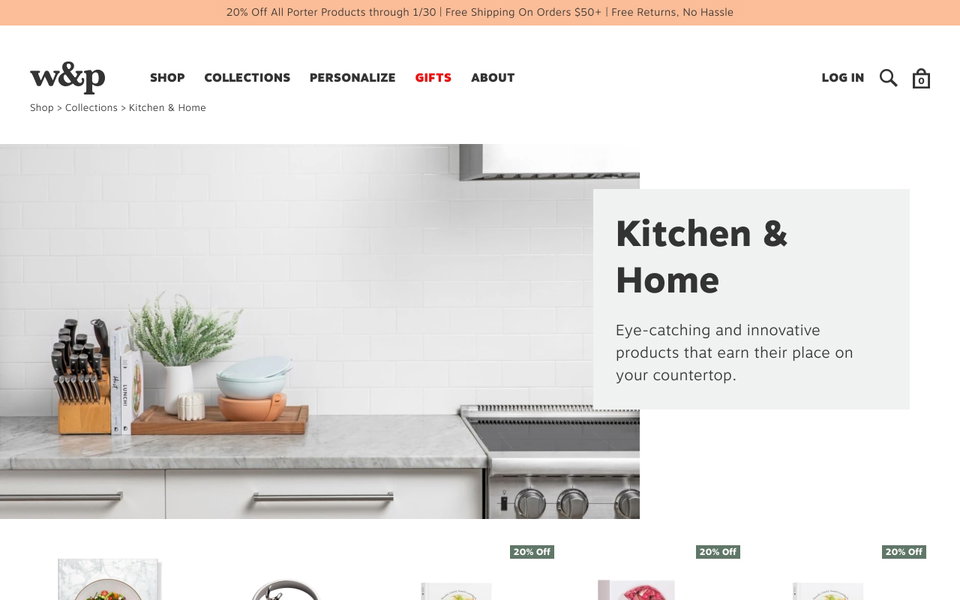 W&P website