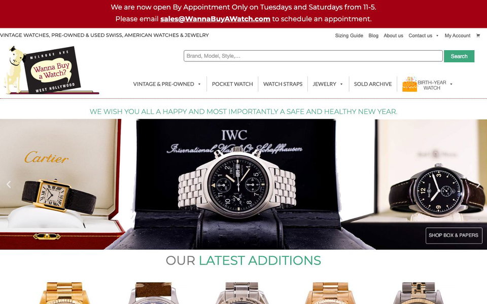 Wanna Buy A Watch? website